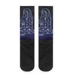 Virgo Constellation Print Crew Socks