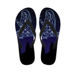 Virgo Constellation Print Flip Flops