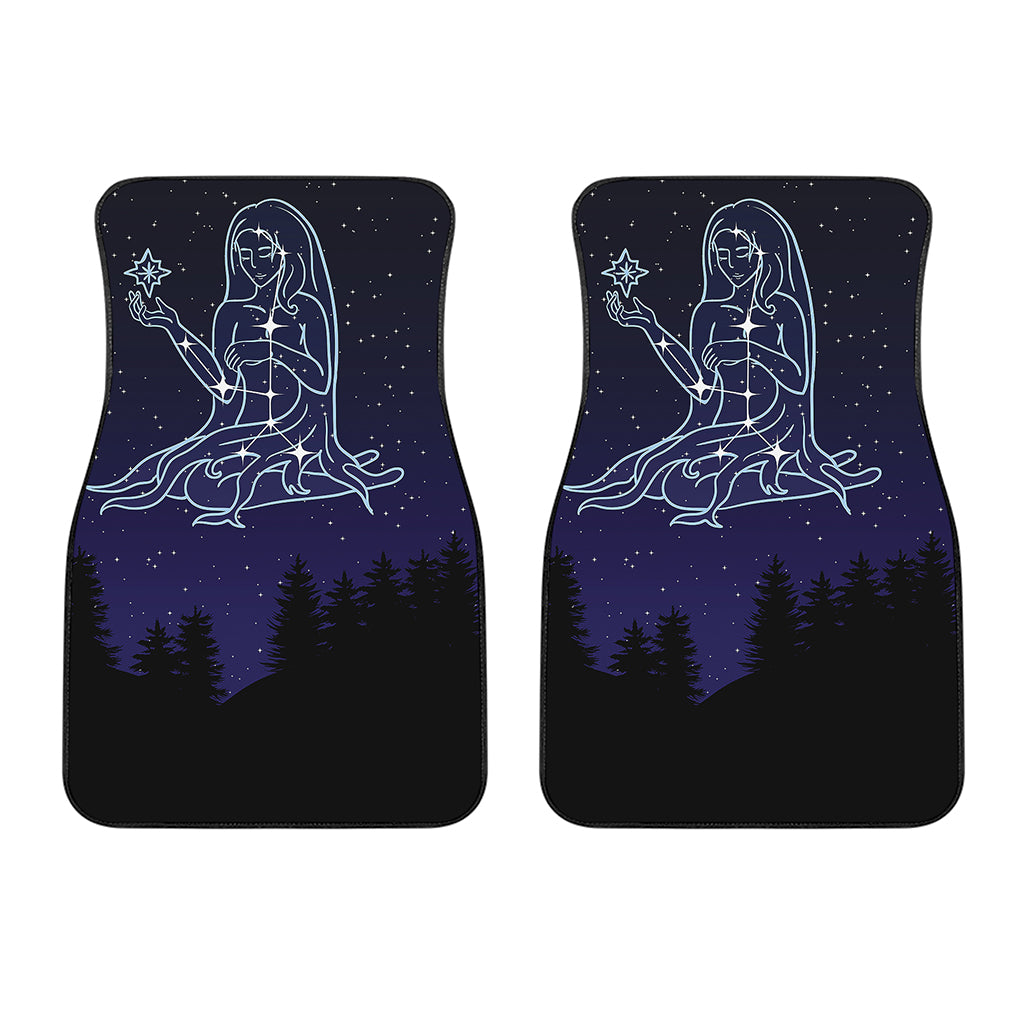 Virgo Constellation Print Front Car Floor Mats