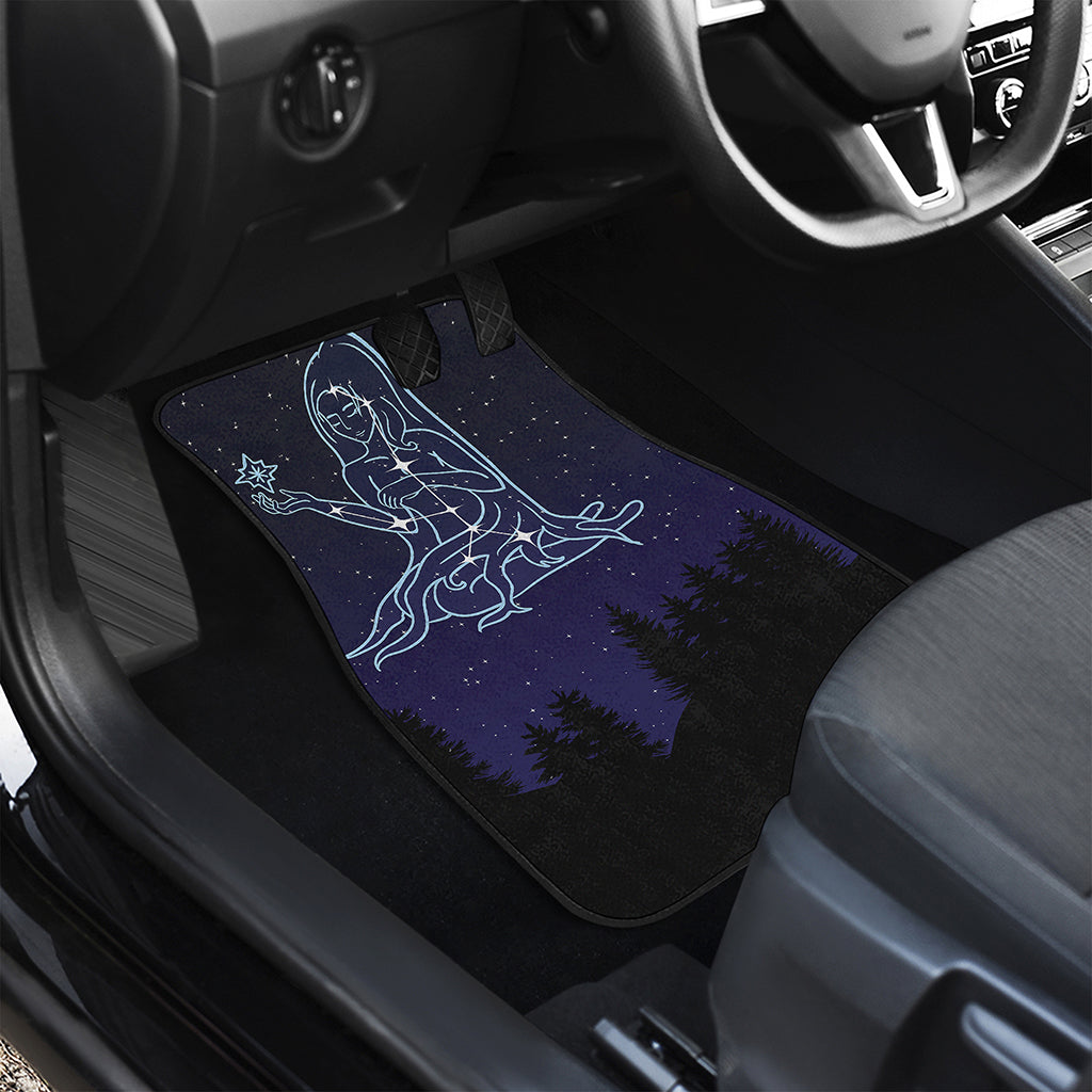 Virgo Constellation Print Front Car Floor Mats