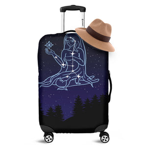 Virgo Constellation Print Luggage Cover