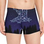 Virgo Constellation Print Men's Boxer Briefs