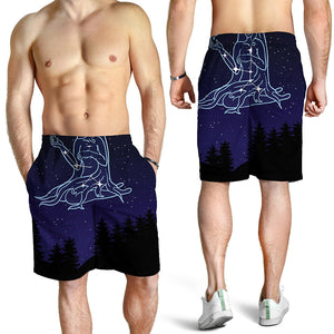 Virgo Constellation Print Men's Shorts