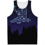 Virgo Constellation Print Men's Tank Top