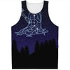 Virgo Constellation Print Men's Tank Top