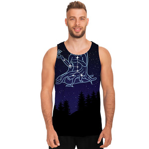 Virgo Constellation Print Men's Tank Top