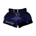 Virgo Constellation Print Muay Thai Boxing Shorts