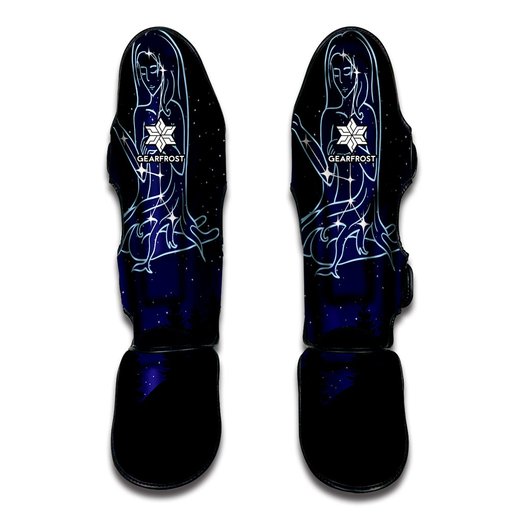 Virgo Constellation Print Muay Thai Shin Guard