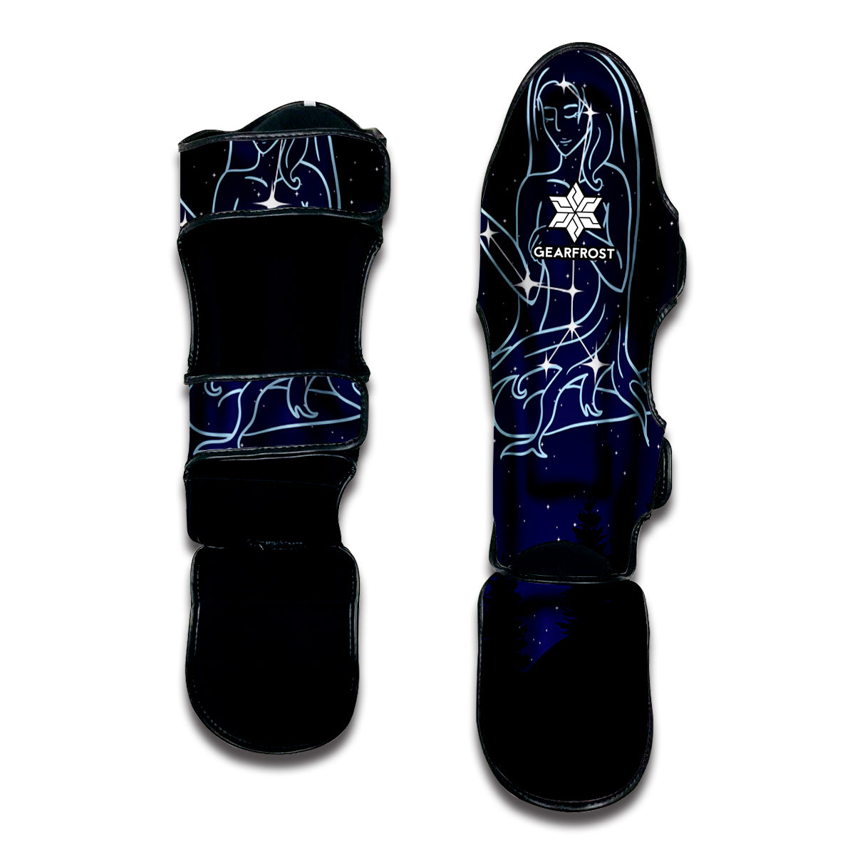 Virgo Constellation Print Muay Thai Shin Guard