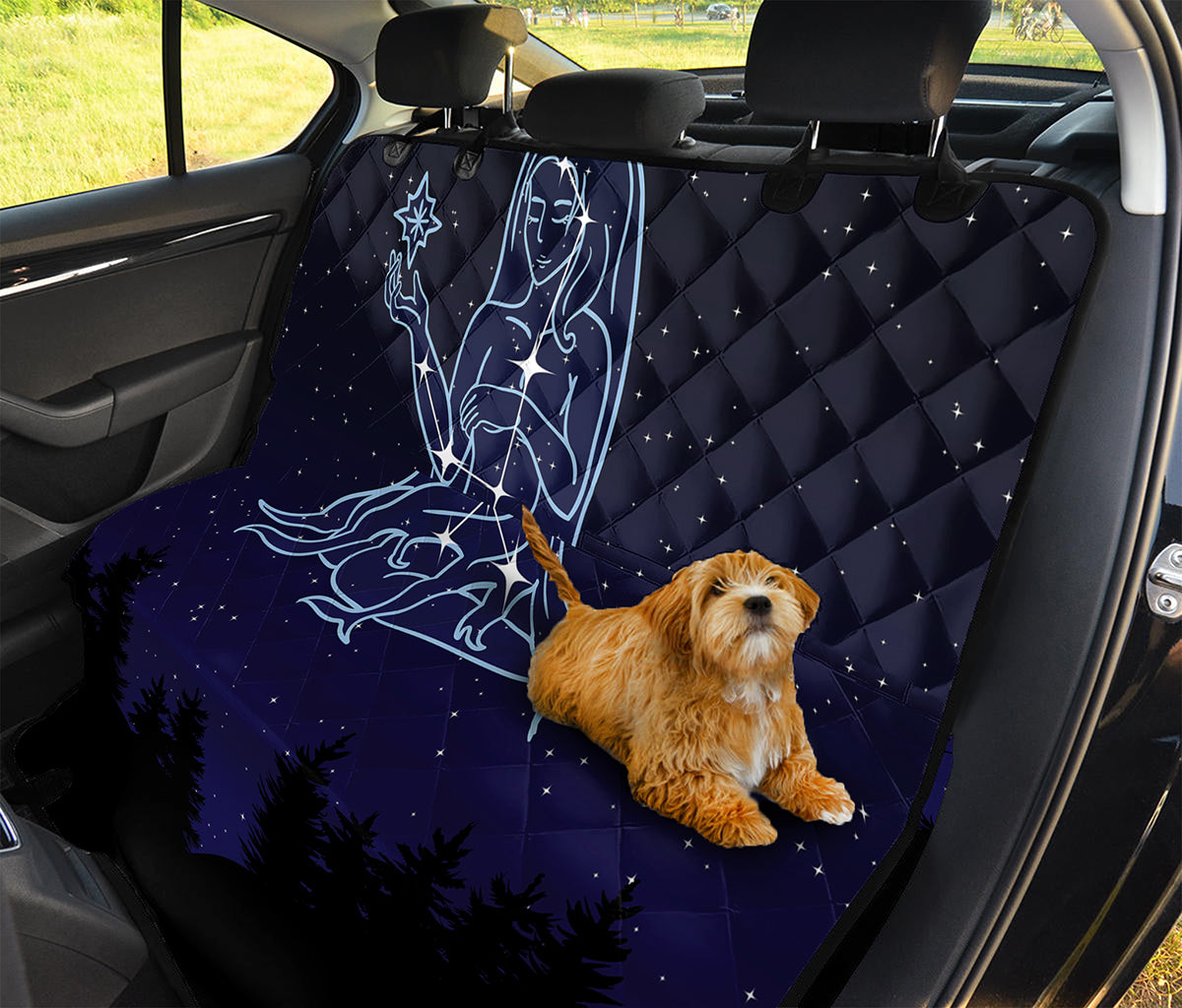 Virgo Constellation Print Pet Car Back Seat Cover