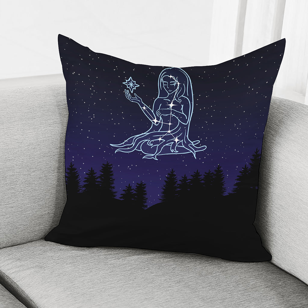 Virgo Constellation Print Pillow Cover