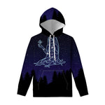 Virgo Constellation Print Pullover Hoodie
