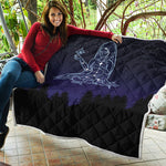 Virgo Constellation Print Quilt