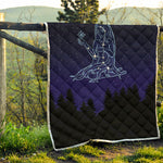 Virgo Constellation Print Quilt
