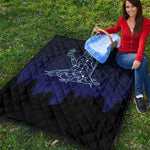 Virgo Constellation Print Quilt