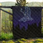 Virgo Constellation Print Quilt