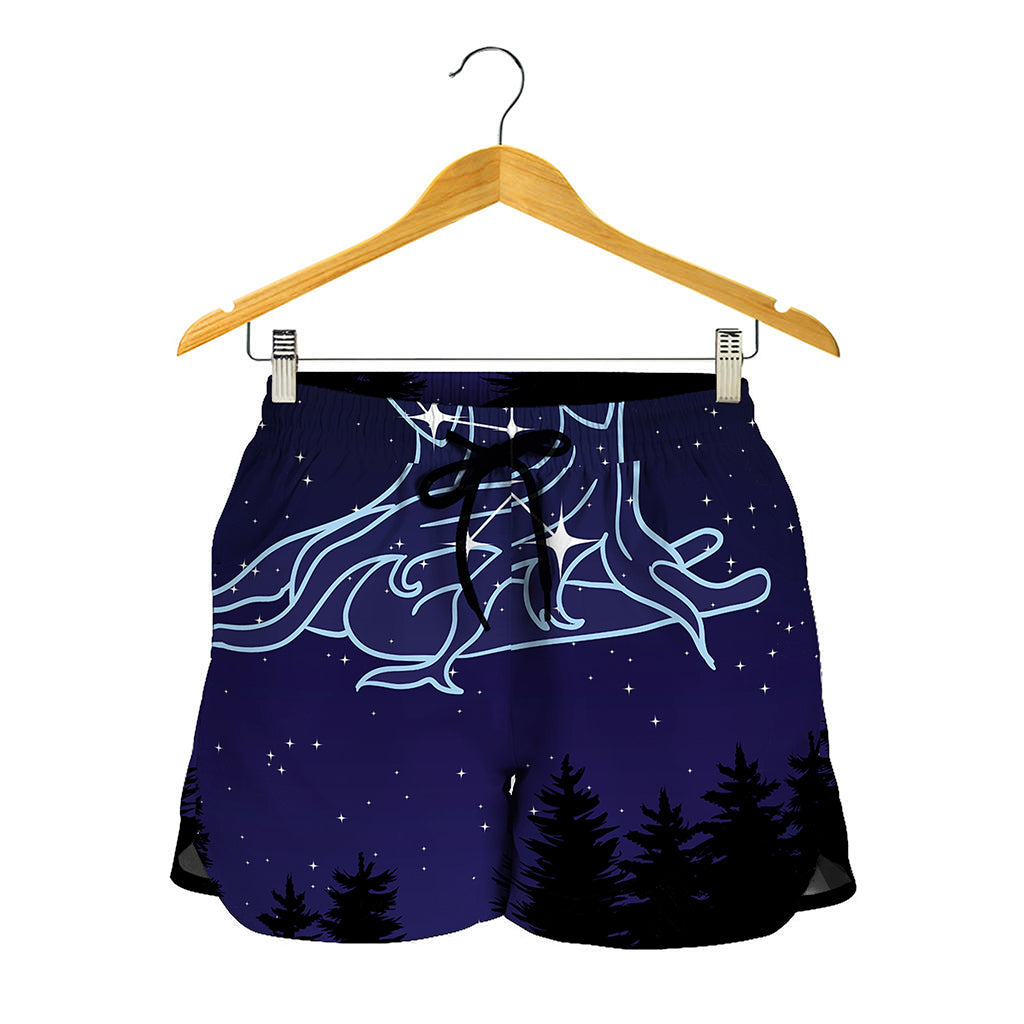 Virgo Constellation Print Women's Shorts