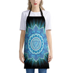 Vishuddha Chakra Mandala Print Apron