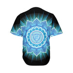 Vishuddha Chakra Mandala Print Men's Baseball Jersey