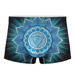 Vishuddha Chakra Mandala Print Men's Boxer Briefs