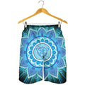 Vishuddha Chakra Mandala Print Men's Shorts