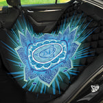 Vishuddha Chakra Mandala Print Pet Car Back Seat Cover