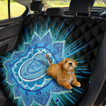 Vishuddha Chakra Mandala Print Pet Car Back Seat Cover