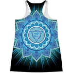 Vishuddha Chakra Mandala Print Women's Racerback Tank Top