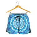 Vishuddha Chakra Mandala Print Women's Shorts