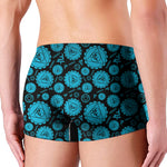 Vishuddha Chakra Pattern Print Men's Boxer Briefs