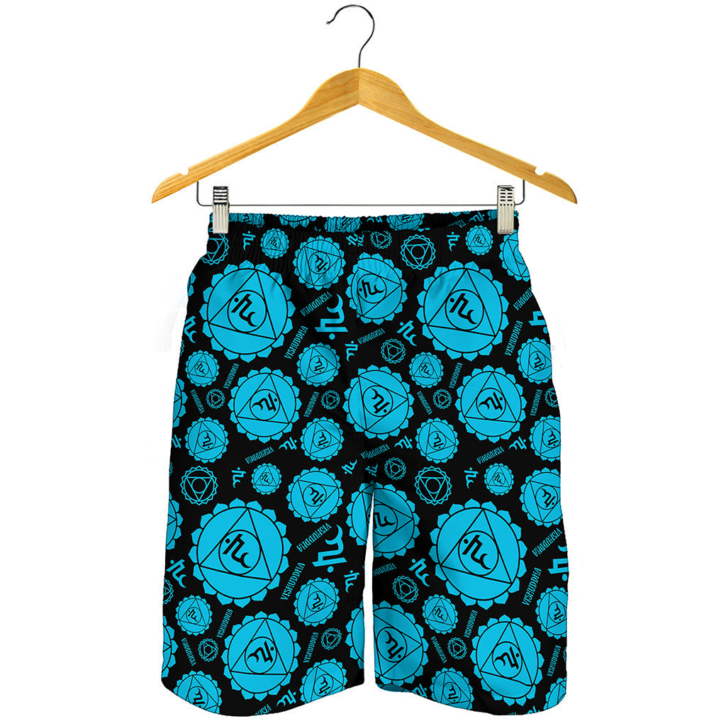 Vishuddha Chakra Pattern Print Men's Shorts