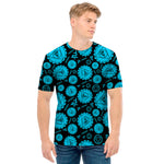 Vishuddha Chakra Pattern Print Men's T-Shirt