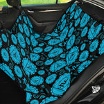 Vishuddha Chakra Pattern Print Pet Car Back Seat Cover