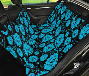 Vishuddha Chakra Pattern Print Pet Car Back Seat Cover