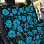 Vishuddha Chakra Pattern Print Pet Car Back Seat Cover