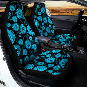 Vishuddha Chakra Pattern Print Universal Fit Car Seat Covers