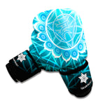 Vishuddha Chakra Spiritual Print Boxing Gloves