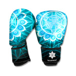 Vishuddha Chakra Spiritual Print Boxing Gloves