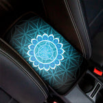 Vishuddha Chakra Spiritual Print Car Center Console Cover