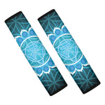 Vishuddha Chakra Spiritual Print Car Seat Belt Covers