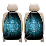 Vishuddha Chakra Spiritual Print Car Seat Organizers