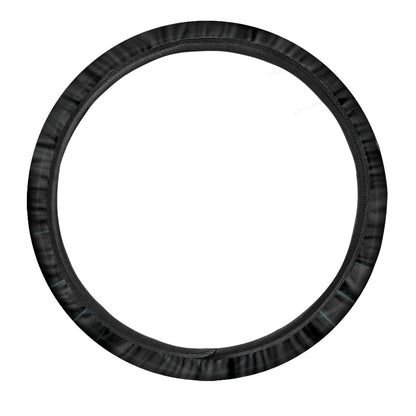 Vishuddha Chakra Spiritual Print Car Steering Wheel Cover