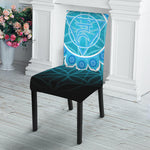 Vishuddha Chakra Spiritual Print Dining Chair Slipcover