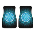 Vishuddha Chakra Spiritual Print Front Car Floor Mats