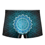 Vishuddha Chakra Spiritual Print Men's Boxer Briefs