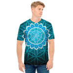 Vishuddha Chakra Spiritual Print Men's T-Shirt