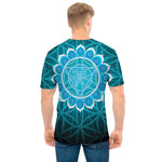 Vishuddha Chakra Spiritual Print Men's T-Shirt