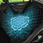 Vishuddha Chakra Spiritual Print Pet Car Back Seat Cover