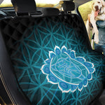 Vishuddha Chakra Spiritual Print Pet Car Back Seat Cover