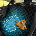 Vishuddha Chakra Spiritual Print Pet Car Back Seat Cover